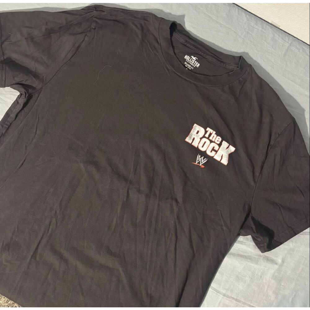 Hollister Co. The Rock T Shirt Men’s Large Relaxed Fit Short Sleeve 100% Cotton